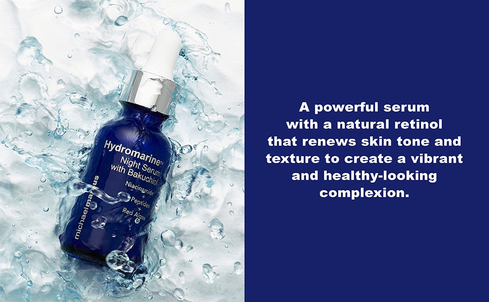 Hydromarine™ Night Serum with Bakuchiol