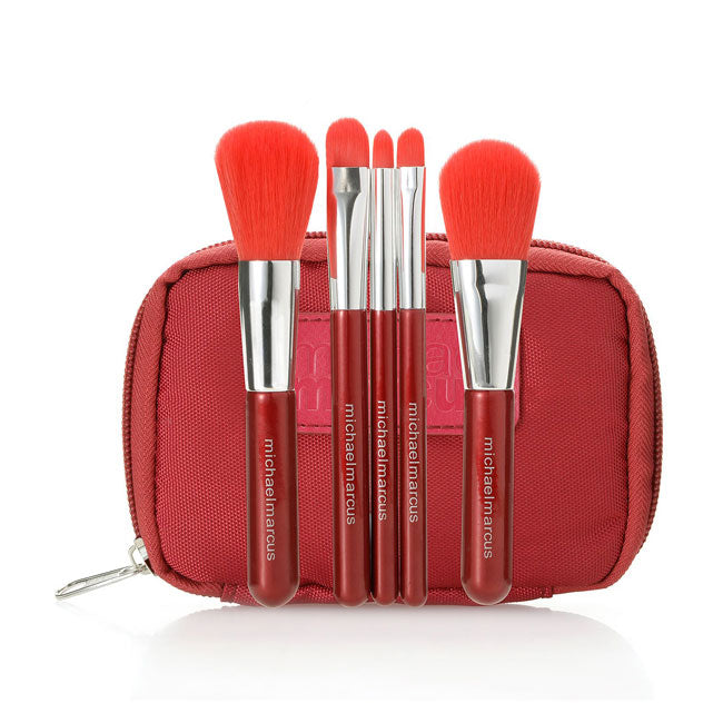 5 Piece Travel Brush Set - Synthetic